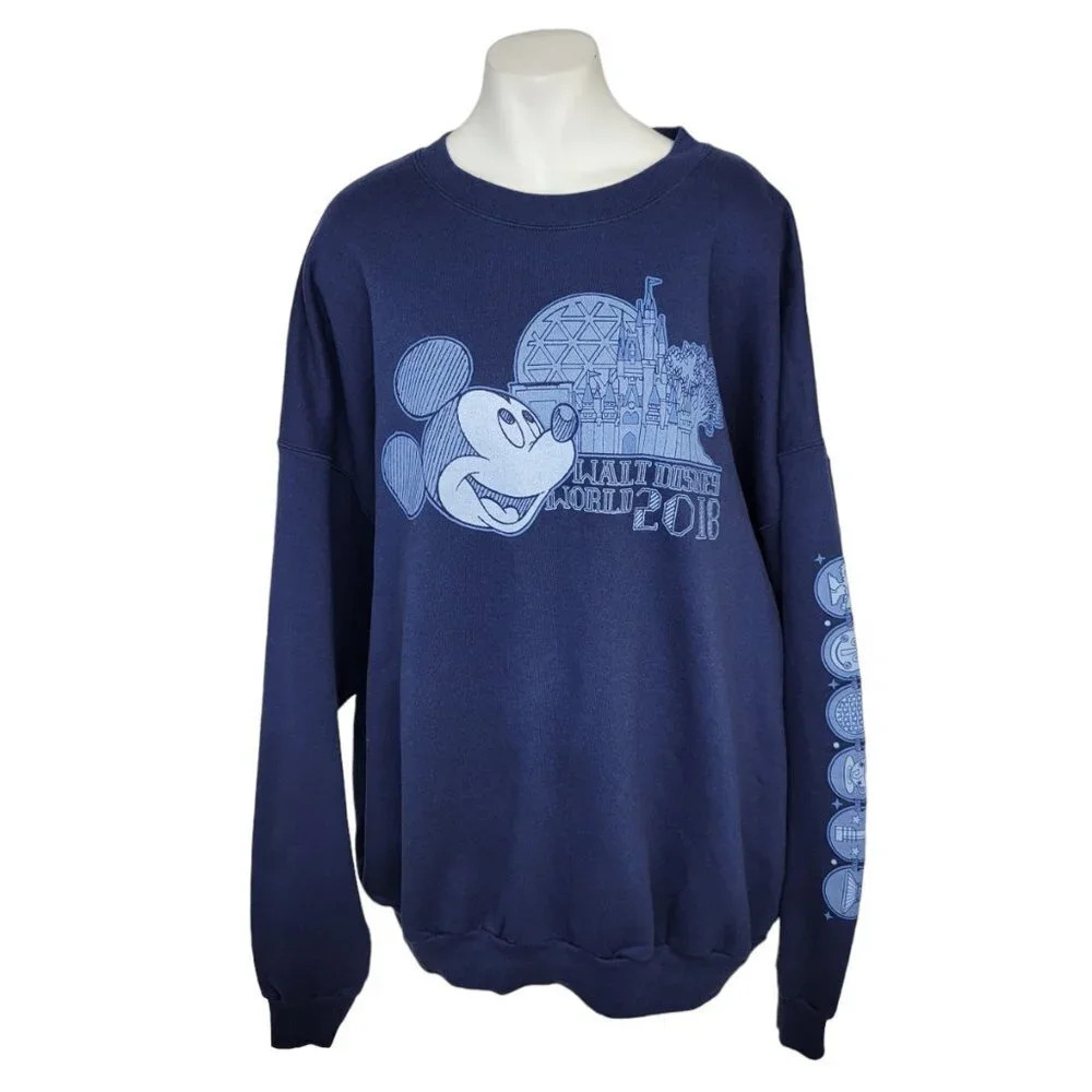 Disney  Parks 2018 Pullover Sweatshirt Size 3XL
